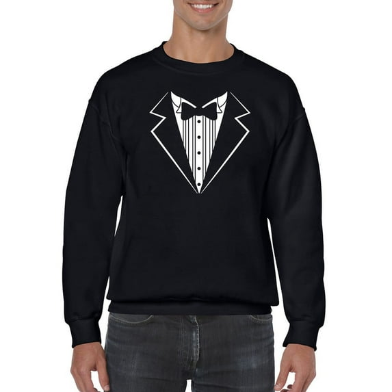 The Classy Design Of A Tuxedo Sweatshirt Men -GoatDeals Designs, Male x-Large