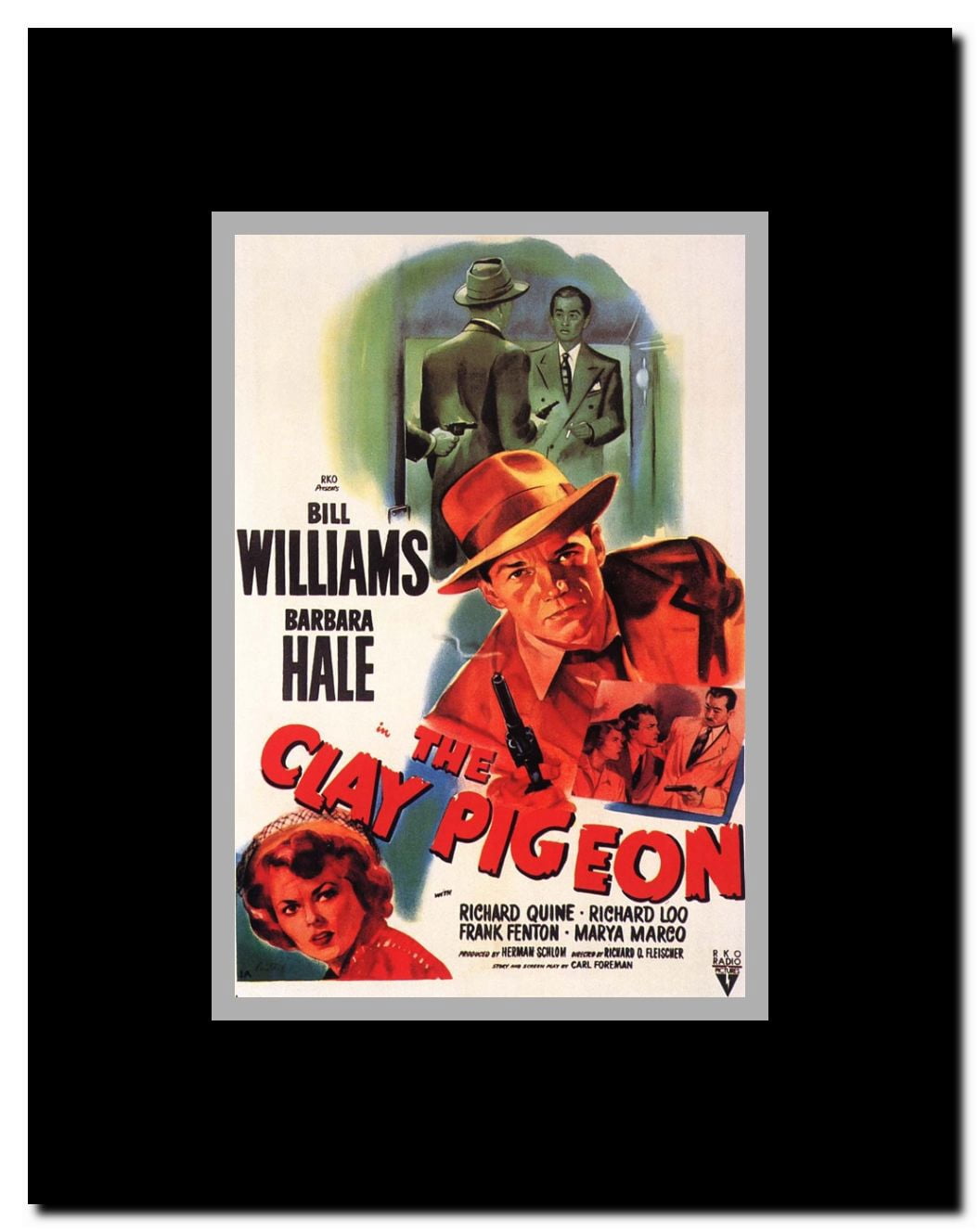 The Clay Pigeon Framed Movie Poster