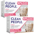 thumbnail image 1 of Clean People Spring Fabric Softener Dryer Sheets - Removes Static Cling - Vegan - 240 Pack, 1 of 9
