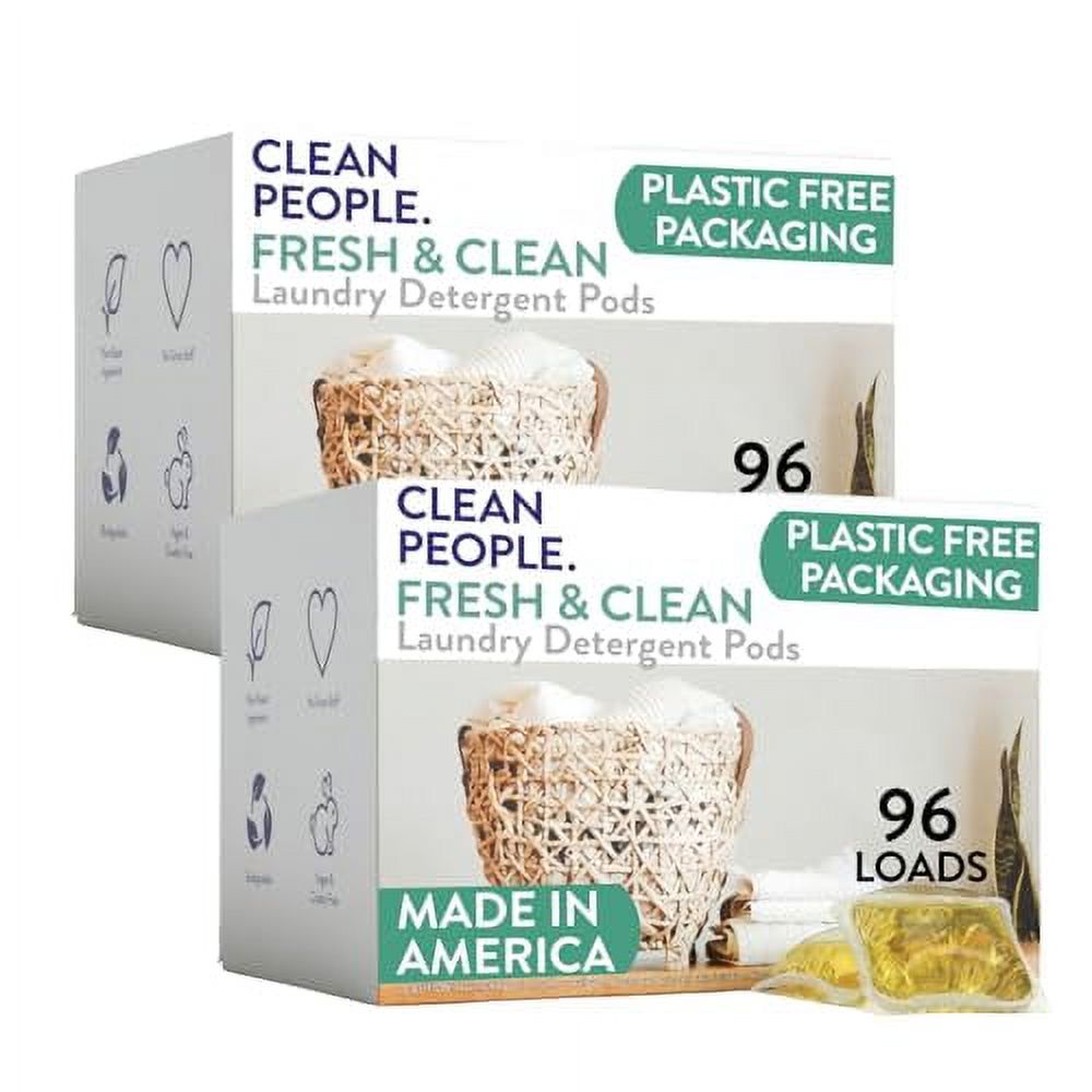 The Clean People Laundry Detergent Pods Hypoallergenic Laundry Pods