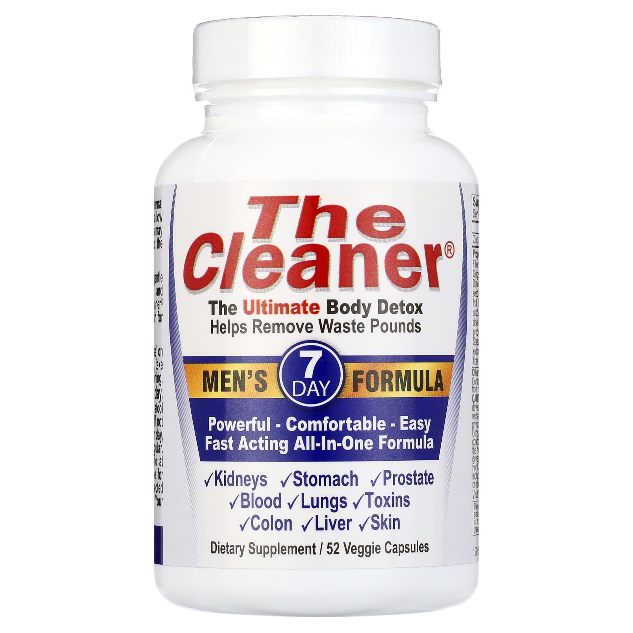 The Cleaner - 7-Day Men's Formula - Ultimate Body Detox (52