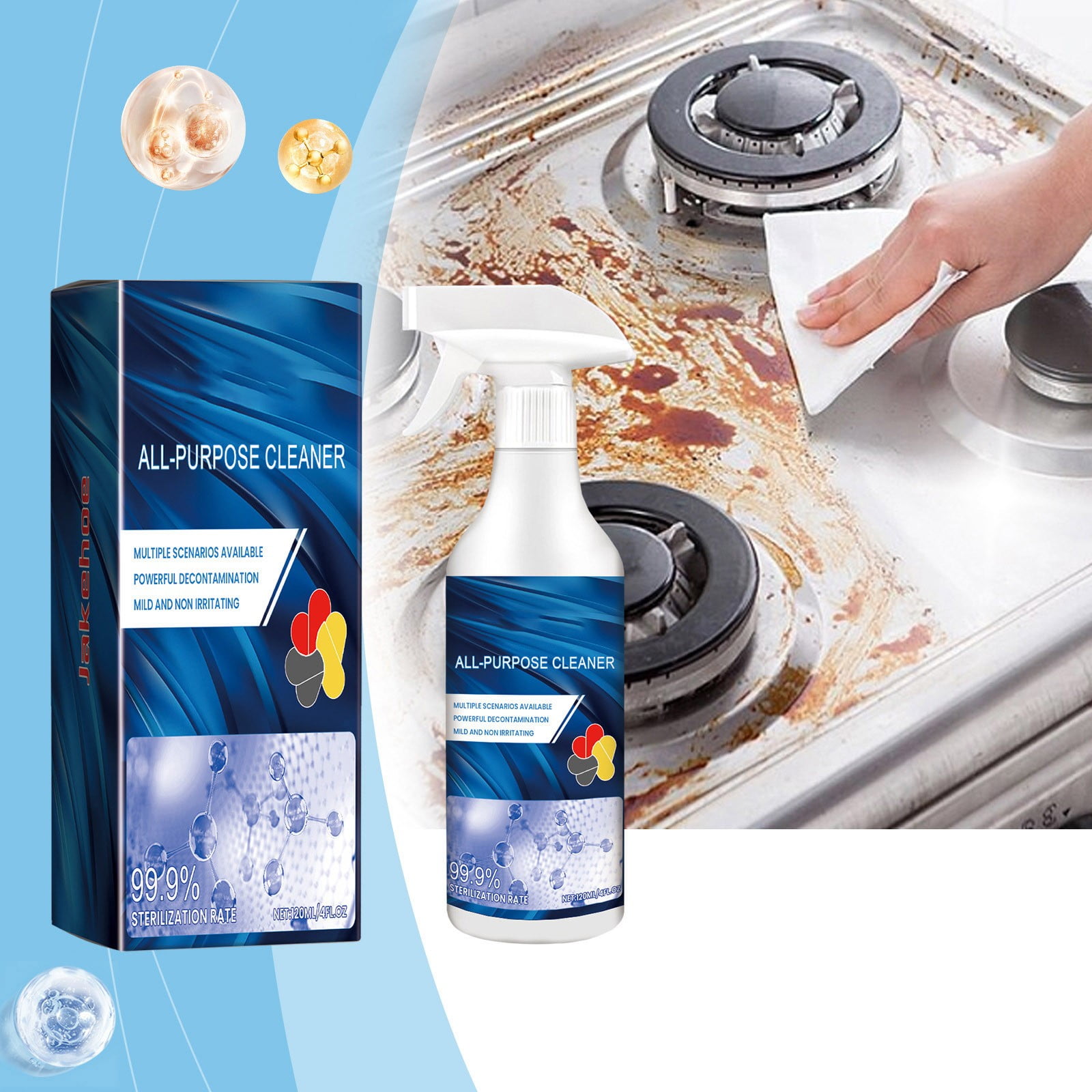 The Cleaner Bleach Spray Cleaner With Bleach Purpose Cleaner 120Ml ...