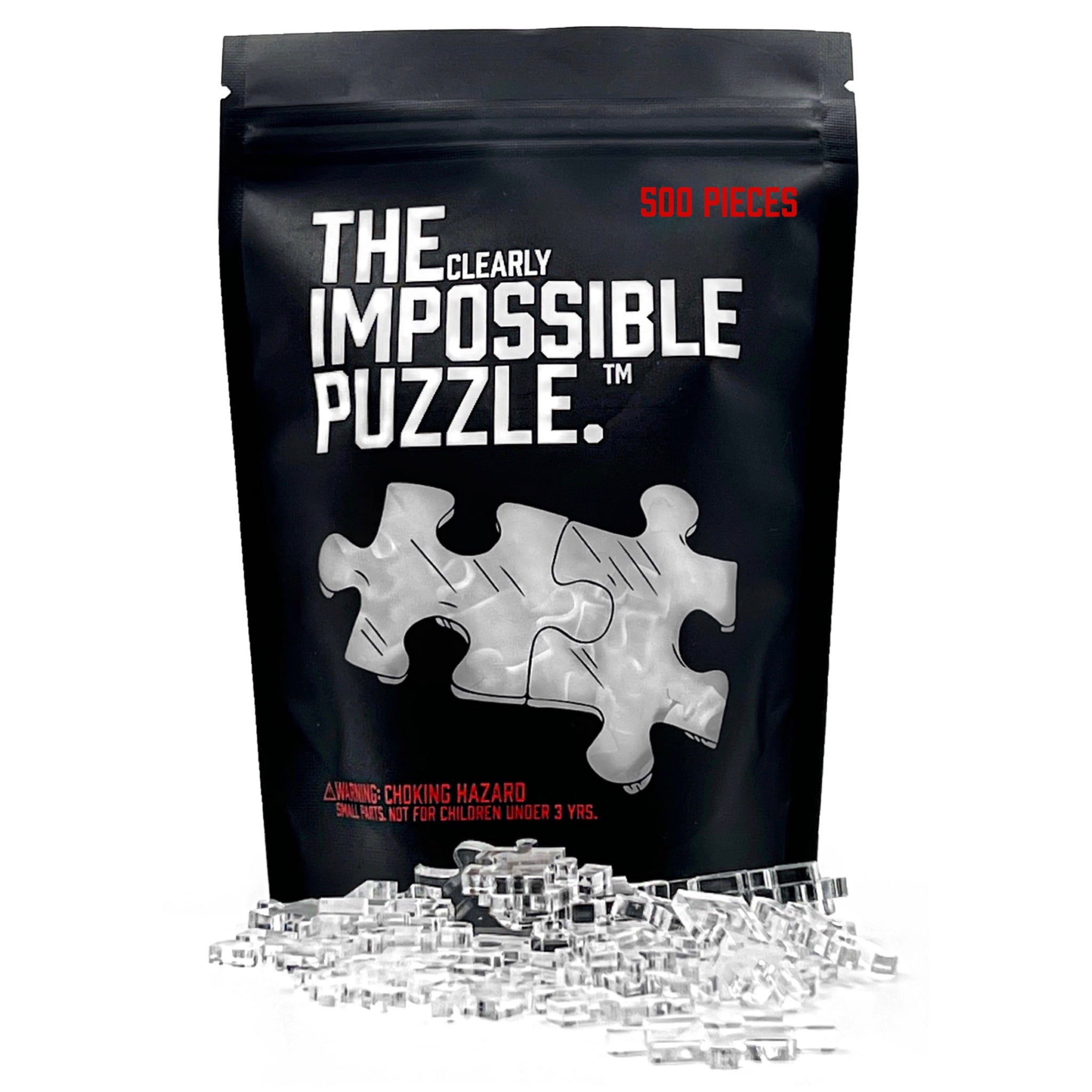 The Clearly Impossible Puzzle - 500 Piece Clear Puzzle Difficult