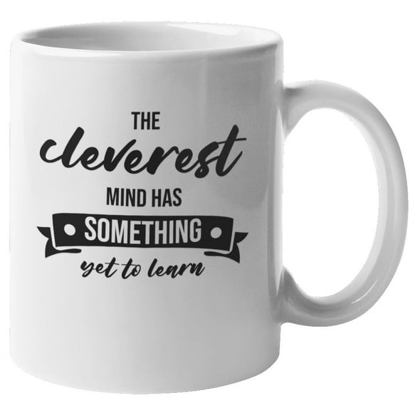 The Cleverest Mind Coffee & Tea Mug for Smart or Clever Men & Women (11oz)