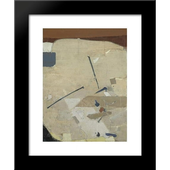 The Cliff 20x24 Framed Art Print by Okada, Kenzo