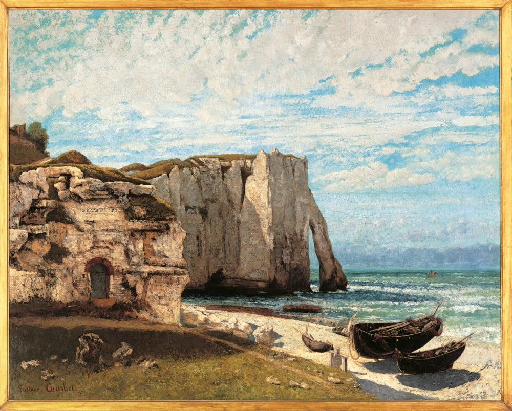 The Cliff At Etretat After The Storm Canvas Art - (24 x 18)