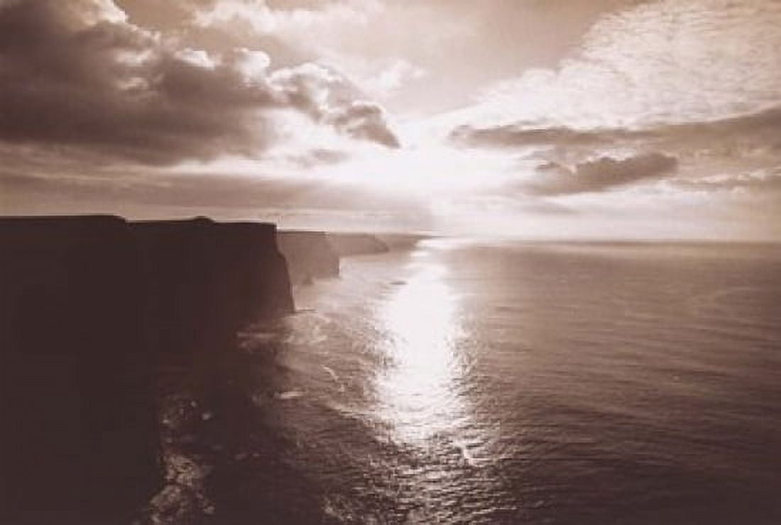 The Cliff Of Moher Ireland Canvas Art - Panoramic Images (18 x 12)