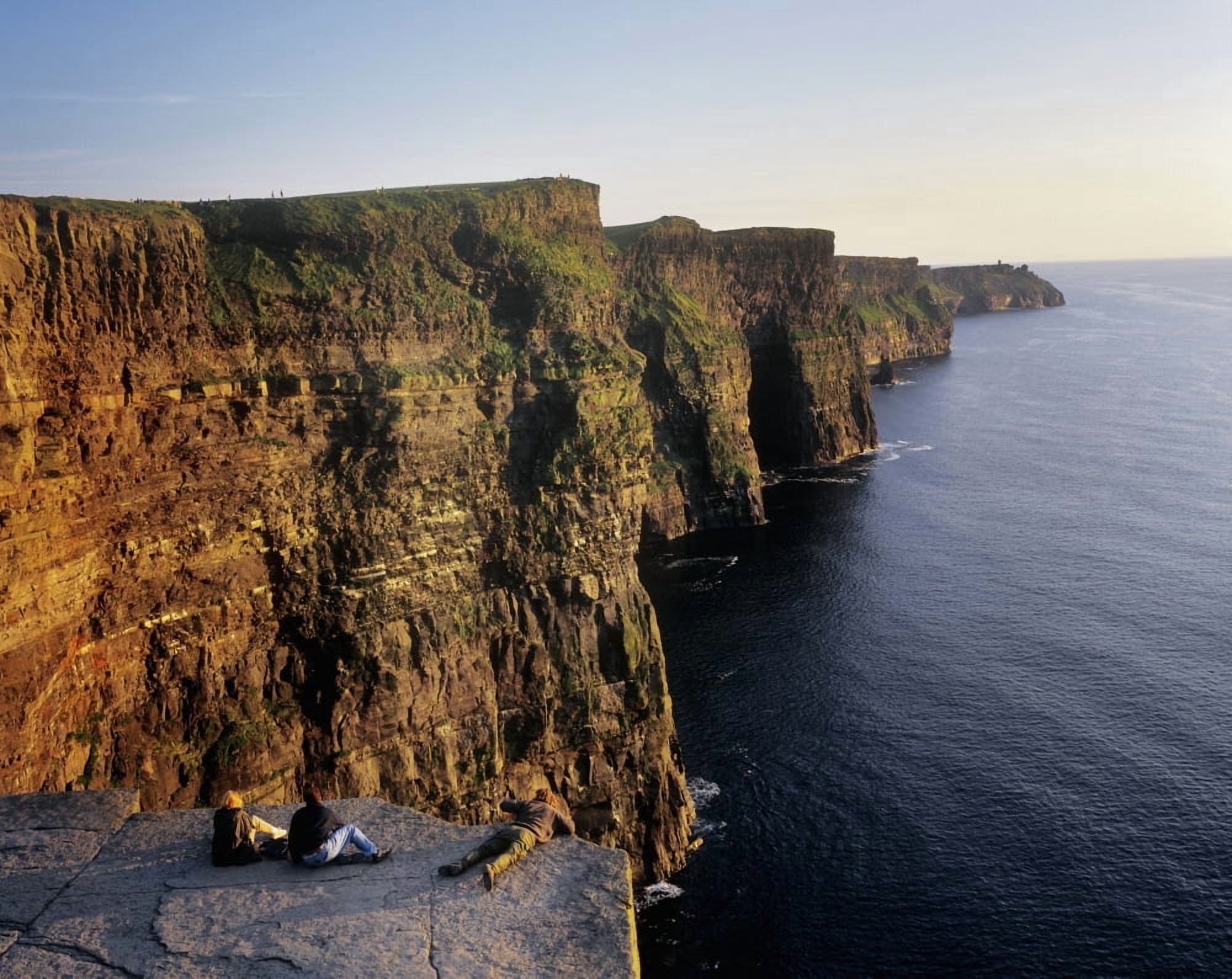 The Cliffs Of Moher County Clare Ireland Canvas Art - The Irish Image Collection Design Pics (30 x 24)
