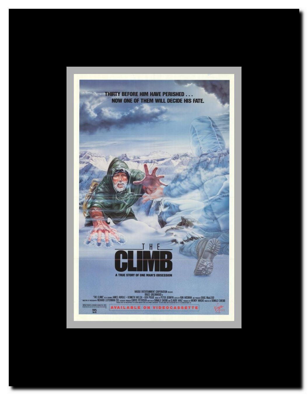 The Climb Framed Movie Poster