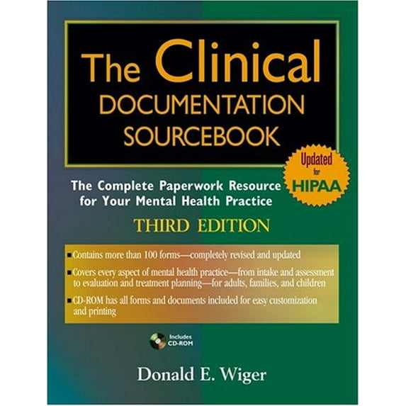 Pre-Owned The Clinical Documentation Sourcebook: The Complete Paperwork Resource for Your Mental Health Practice 3rd, Edition Paperback