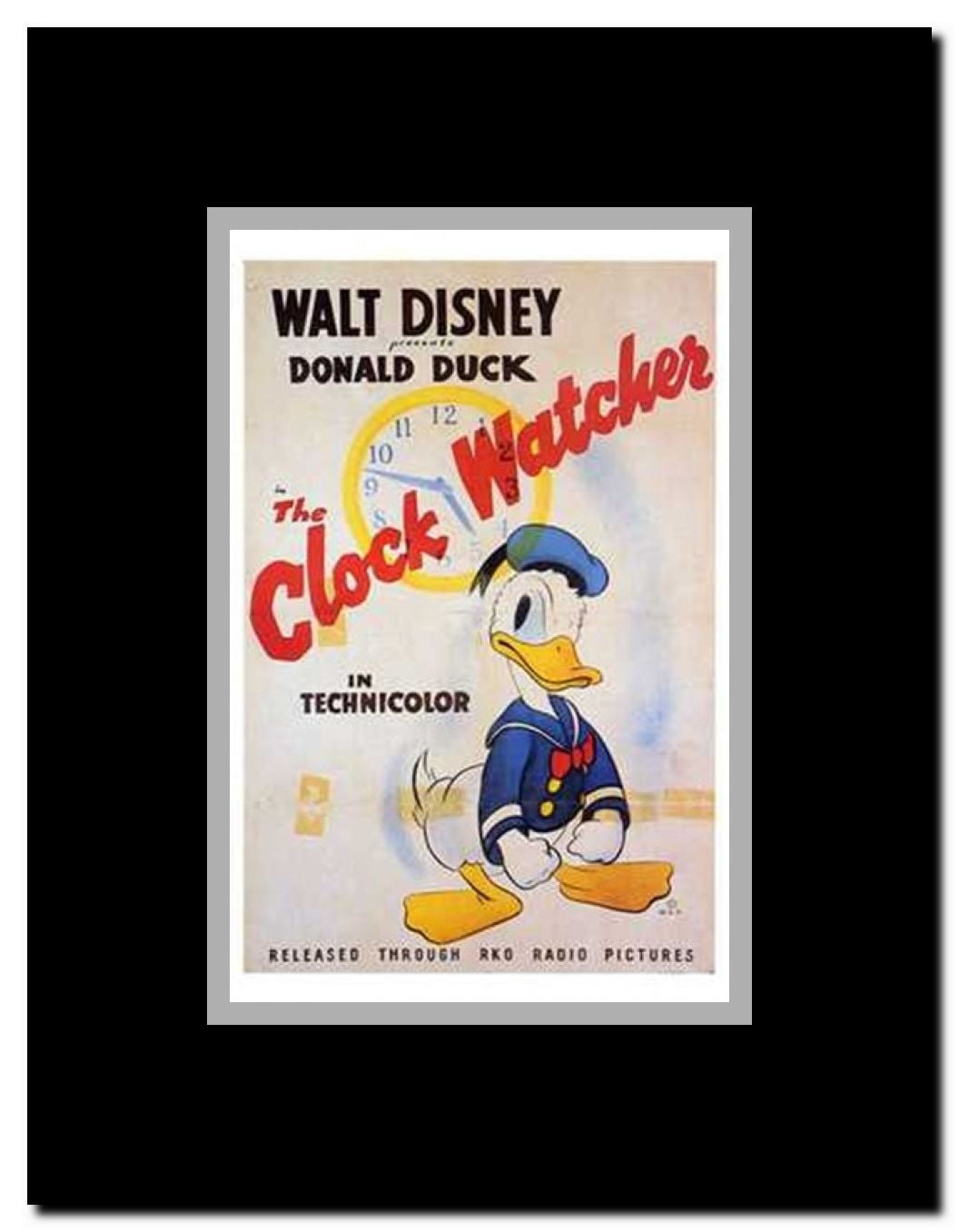 The Clock Watcher Framed Movie Poster
