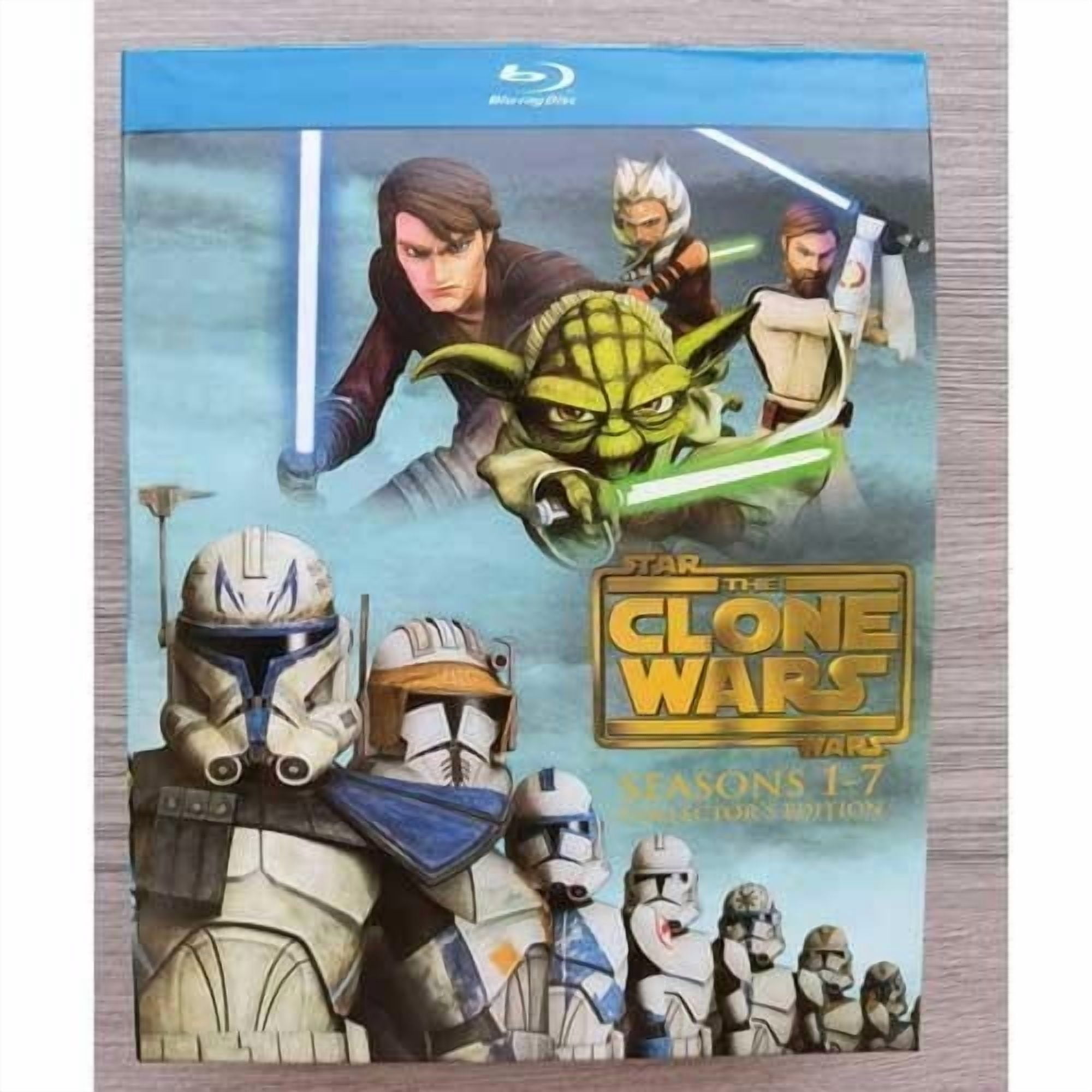 Set Box Size The Clone Wars Complete Series Season 1-7(BR) 12BD Movies Box Set ...