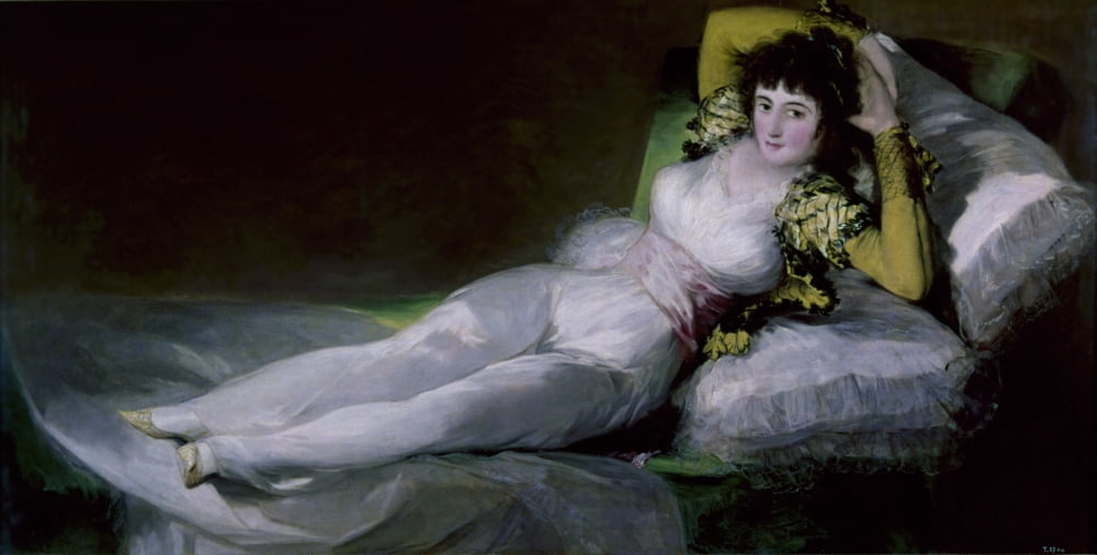 The Clothed Maja (La Maja Vestida) Canvas Art - (36 x 24)