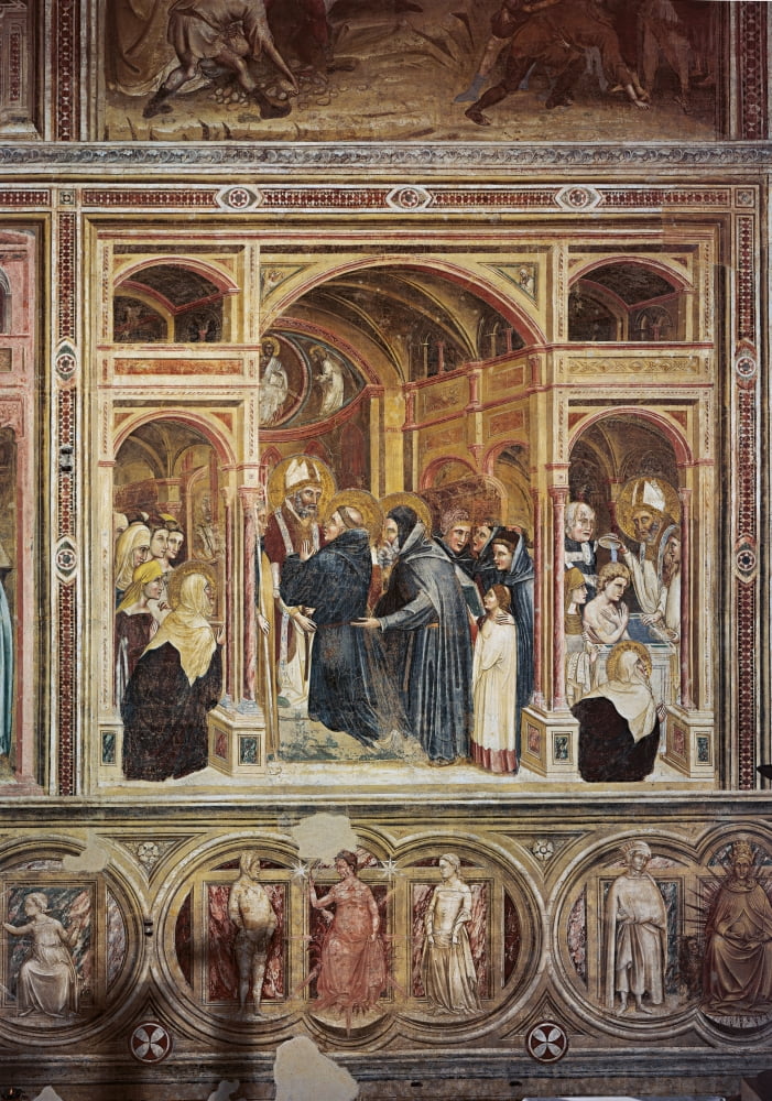 The Clothing (With The Religious Habit) Of St Augustine Canvas Art -  (18 x 24)