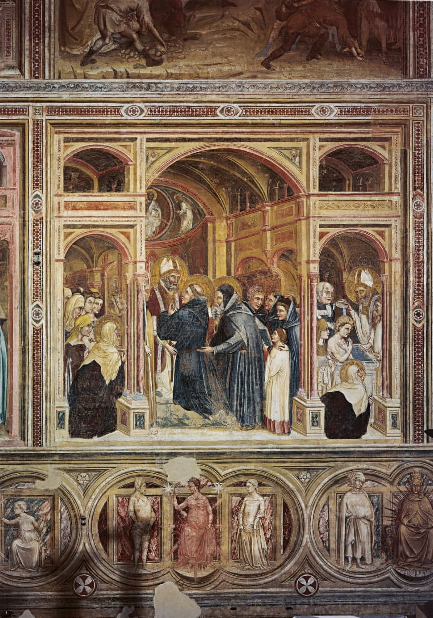 The Clothing (With The Religious Habit) Of St Augustine Canvas Art - (24 x 36)