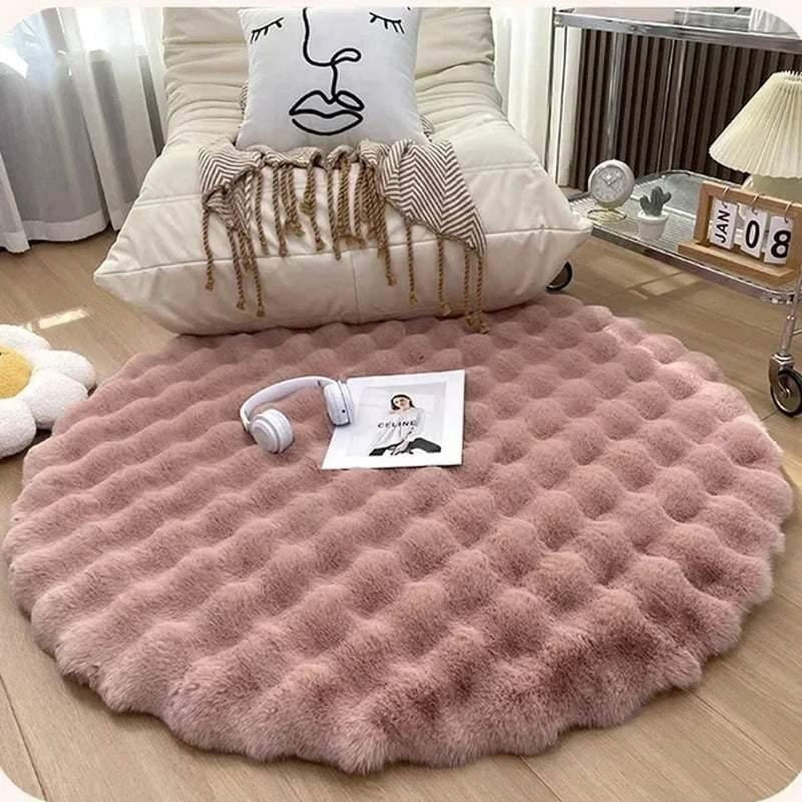 The CloudOasis | Plush Round Circular Cozy Rug - Walmart.com