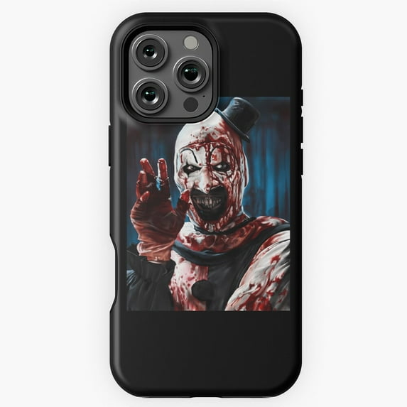 The Clown Creepy Drawing Horror Art Phone Case for iPhone 16 15 14 13 12 11 Pro Max M5900221