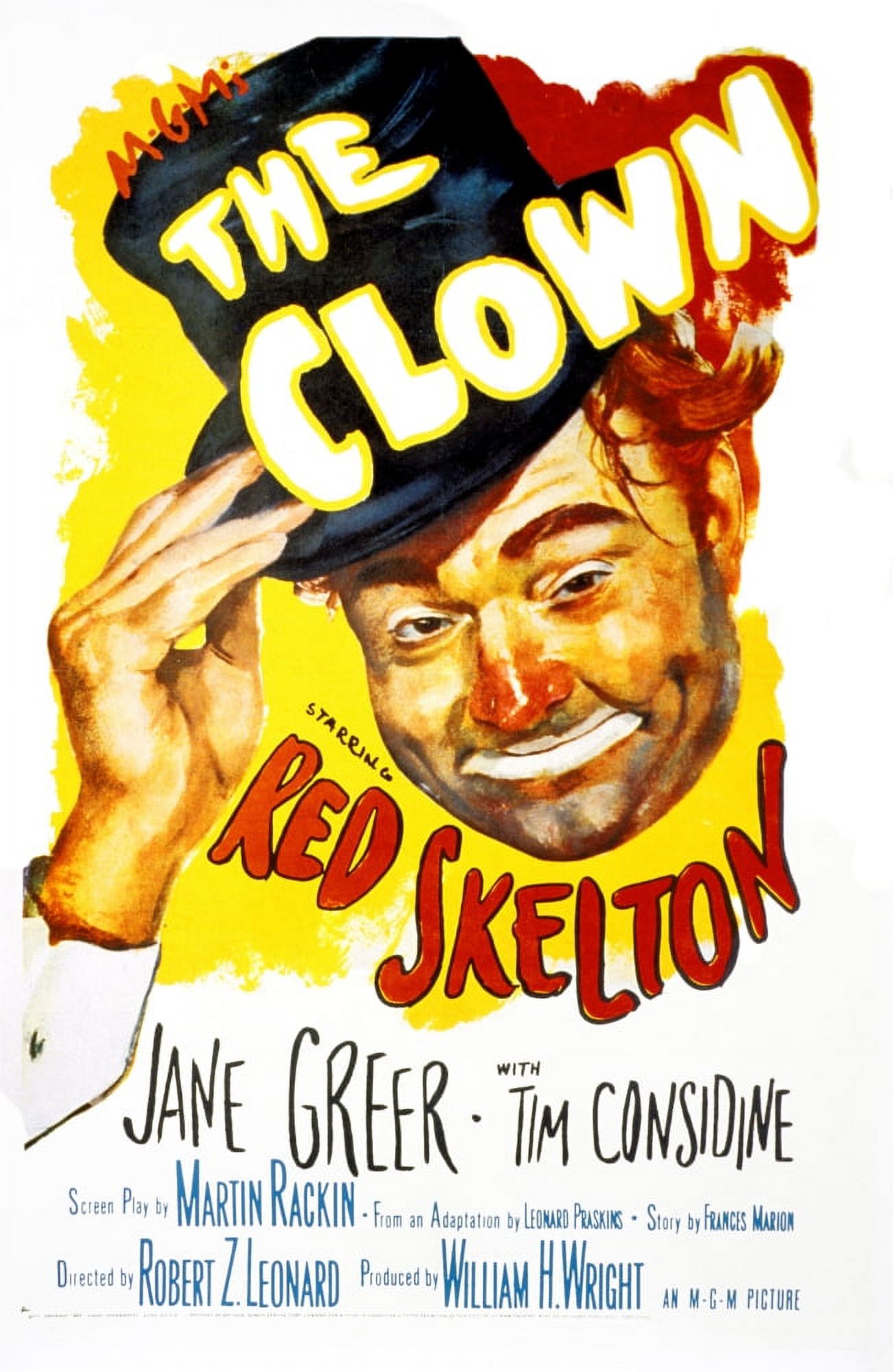 The Clown U Canvas Art - (11 x 17)