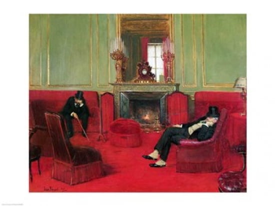 The Club 1911 Canvas Art - Jean Beraud (24 x 18)