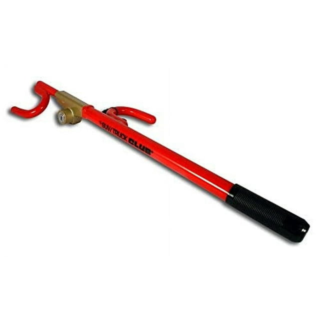 The Club 2100 Truck/SUV Club Steering Wheel Lock, Red