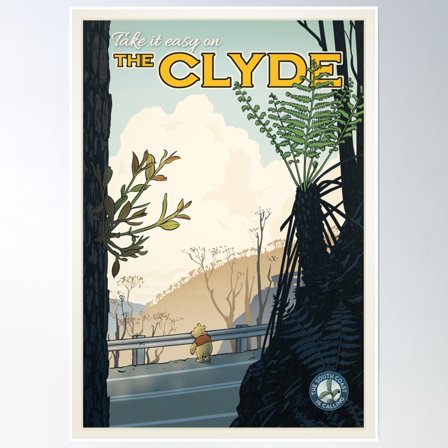 The Clyde Poster Wall Art, Modern Wall Decor, 8x12 UNFRAMED