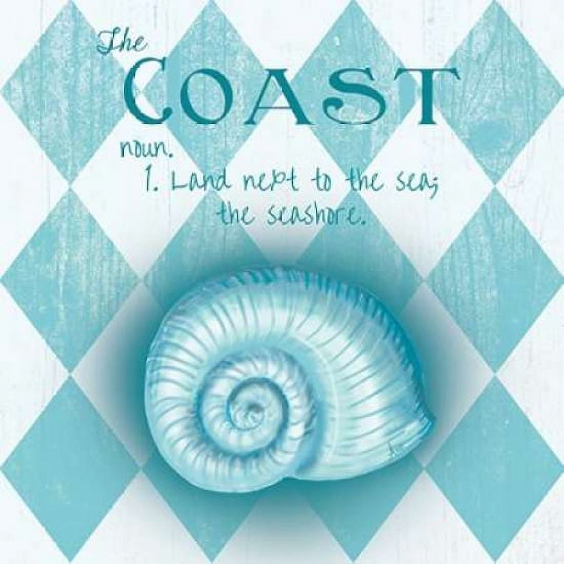 The Coast Border Canvas Art - Andi Metz (24 x 24)