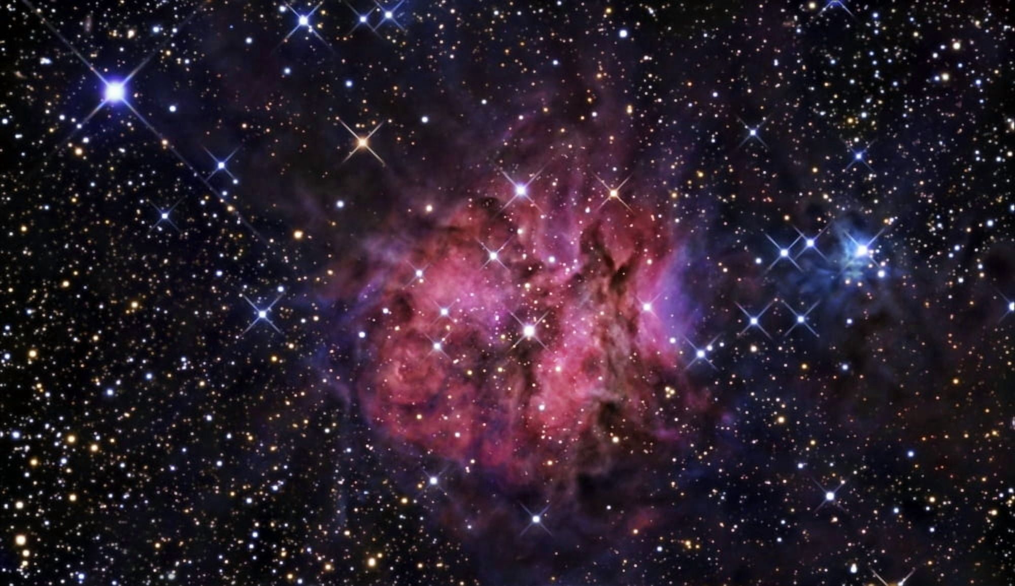 The Cocoon Nebula Canvas Art - R Jay GaBanyStocktrek Images (36 x 21)