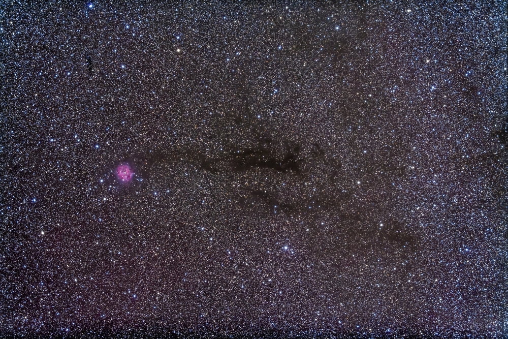 The Cocoon Nebula in the constellation Cygnus Canvas Art - Alan DyerStocktrek Images (18 x 12)