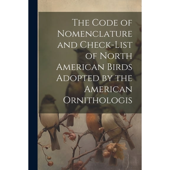The Code of Nomenclature and Check-list of North American Birds Adopted by the American Ornithologis (Paperback)