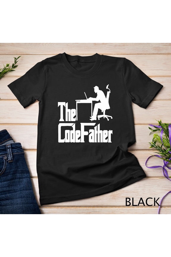 The Codefather Programmer Coder Developer Software Geek T-Shirt