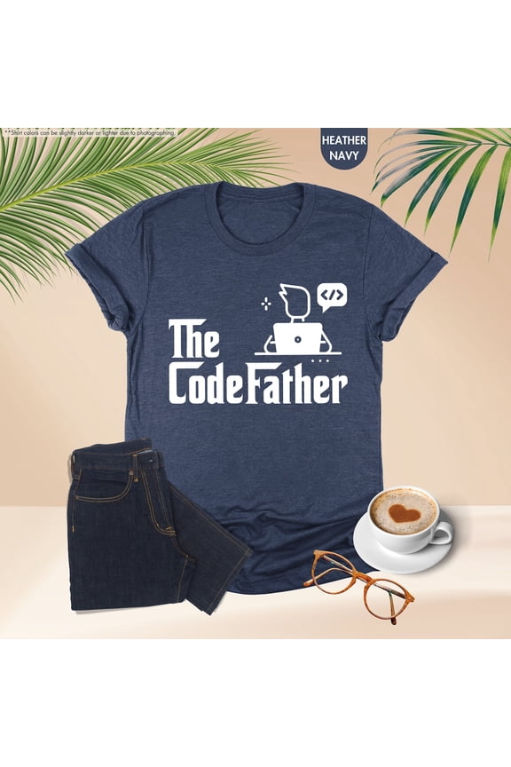 The Codefather Shirt, Computer Teacher Shirt, Computer Engineer Shirt, Coding Shirt, Coder, Computer Programmer Shirt, Software Tee All Size S-5Xl