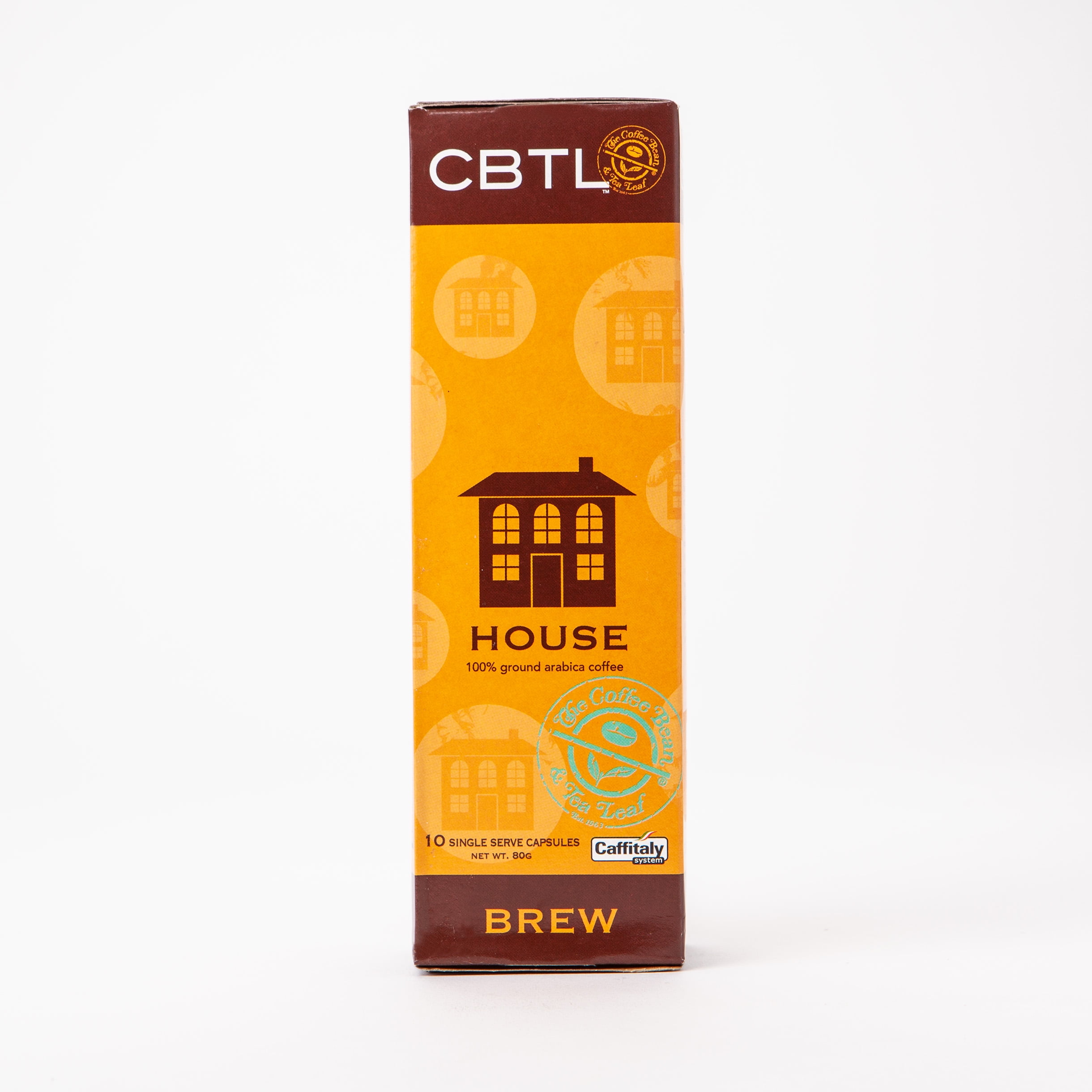 The Coffee Bean & Tea Leaf House Brew Light Roast Single Serve Coffee for CBTL Single Serve Systems, 1 Box of 10 Capsules