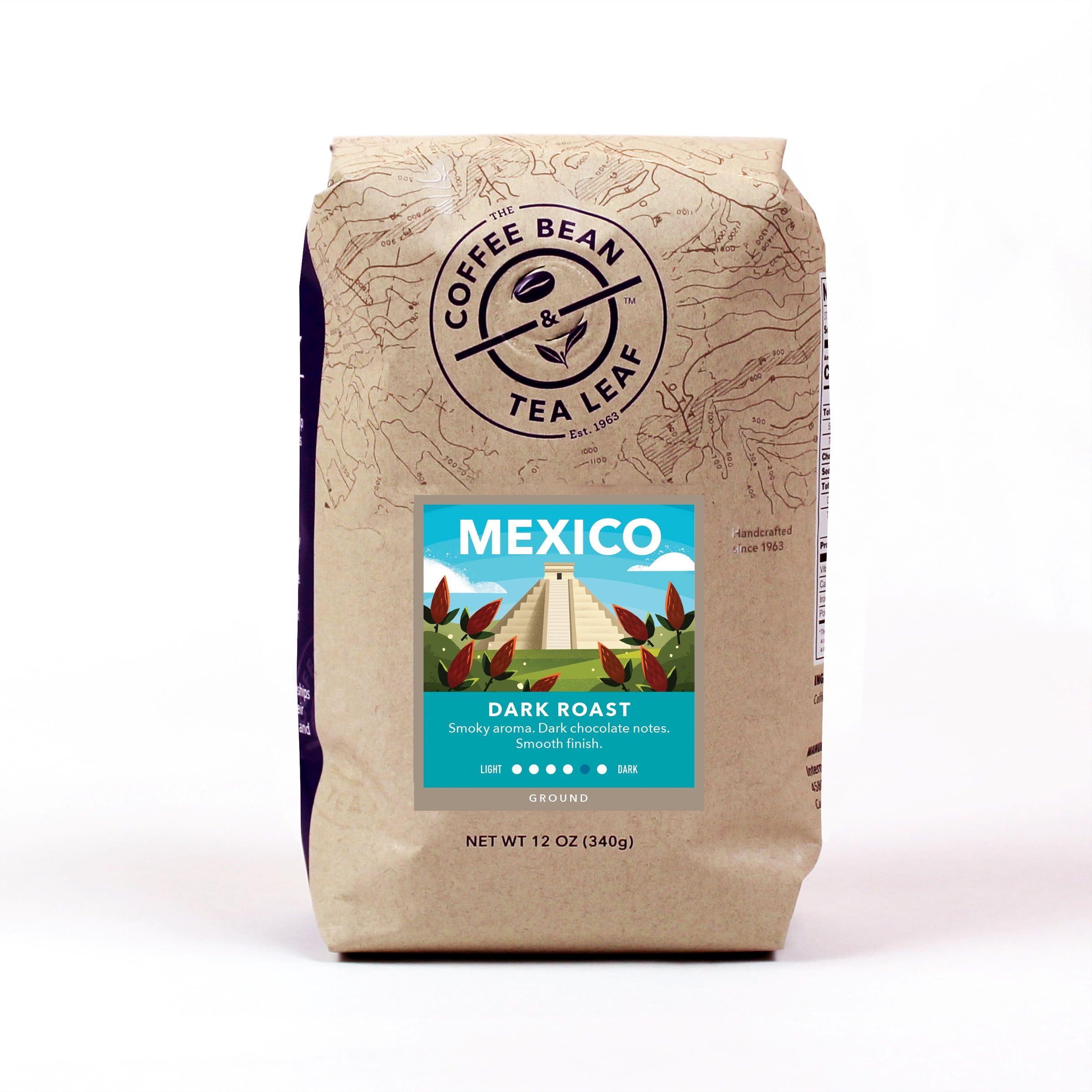 The Coffee Bean & Tea Leaf Mexico Organic Dark Roast Ground Coffee 12 oz. Bag