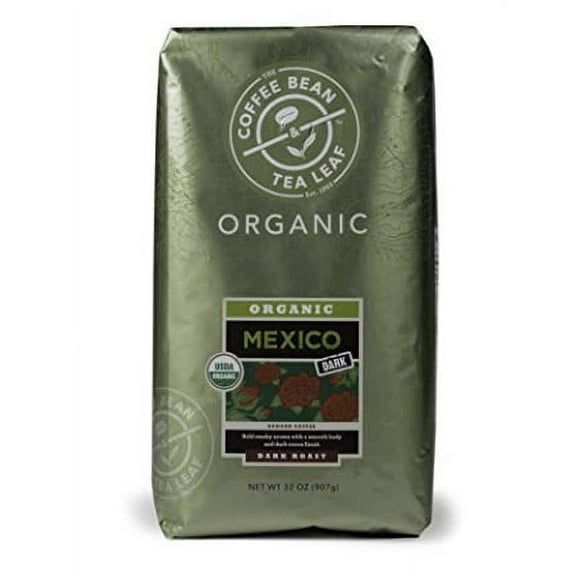 The Coffee Bean & Tea Leaf Mexico Organic Dark Roast Ground Coffee, 32 Oz, Bag