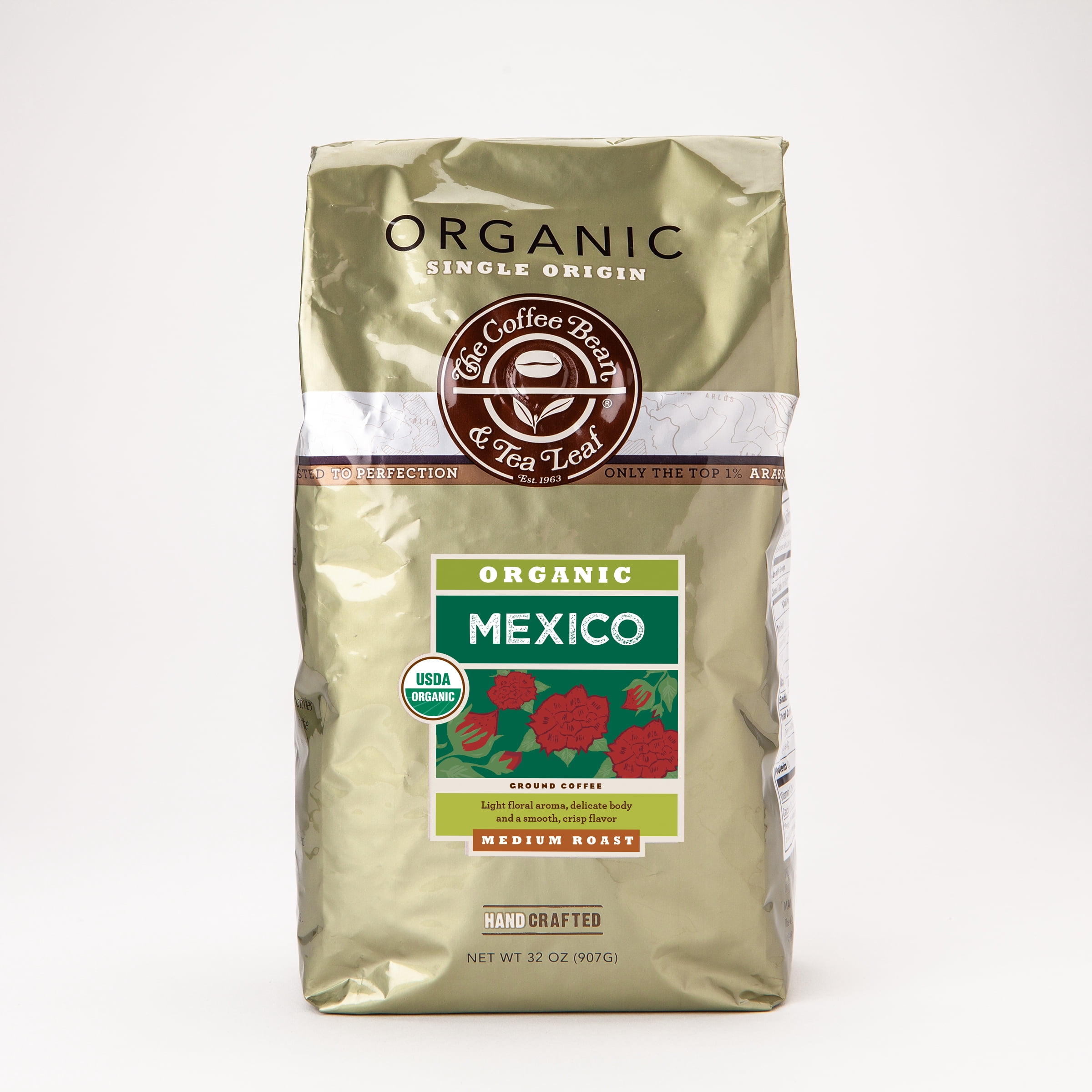 The Coffee Bean & Tea Leaf Mexico Organic Dark Roast Whole Bean Coffee 2 lb. bag