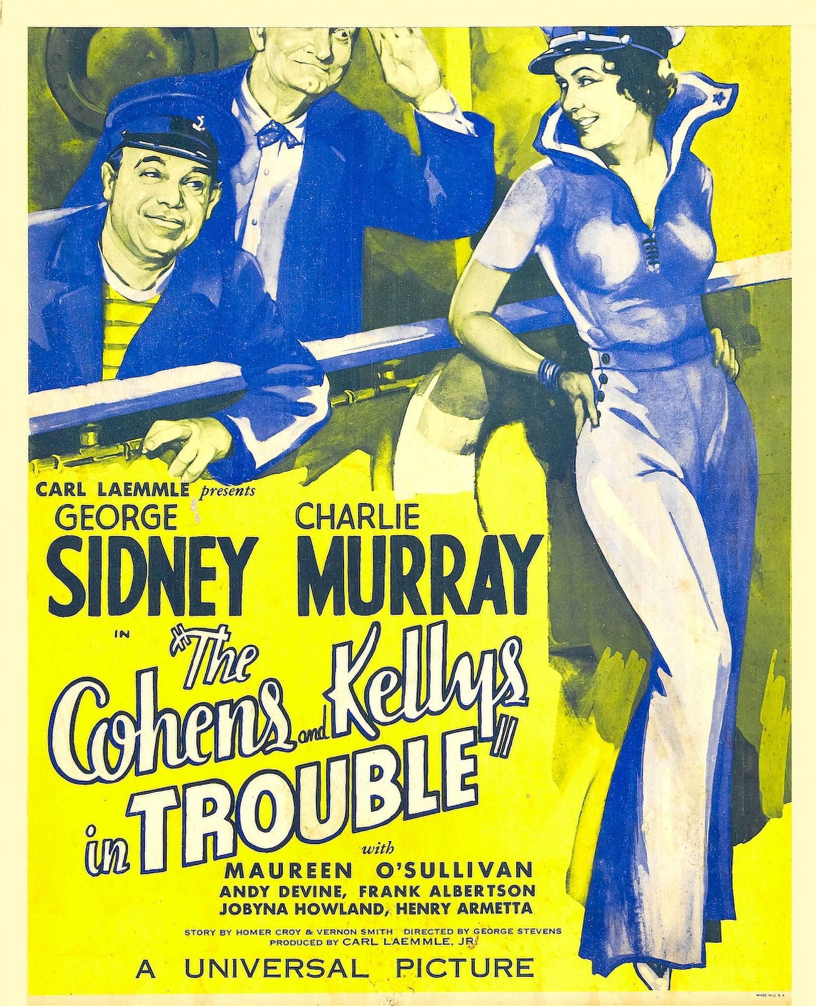 The Cohens And Kellys In Trouble Canvas Art - (11 x 17)