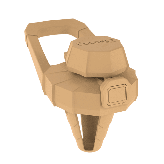 The Coldest Chug Lid and Shaker Lid for Wide Mouth Bottles for Protein Shakes, Healthy Shakes, Gym Lid (Executive Wood)