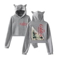 thumbnail image 1 of The Coldest Profession Album Collection Merch Cat Ear Hoodie – Women’s Graphic Pullover Sweatshirt, Fashion Top for Music Fans, 1 of 6