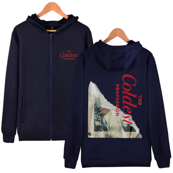 The Coldest Profession Album Collection Merch Zipper Hoodie – Unisex Full Zip Graphic Hoodie, Casual Streetwear for Music Fans