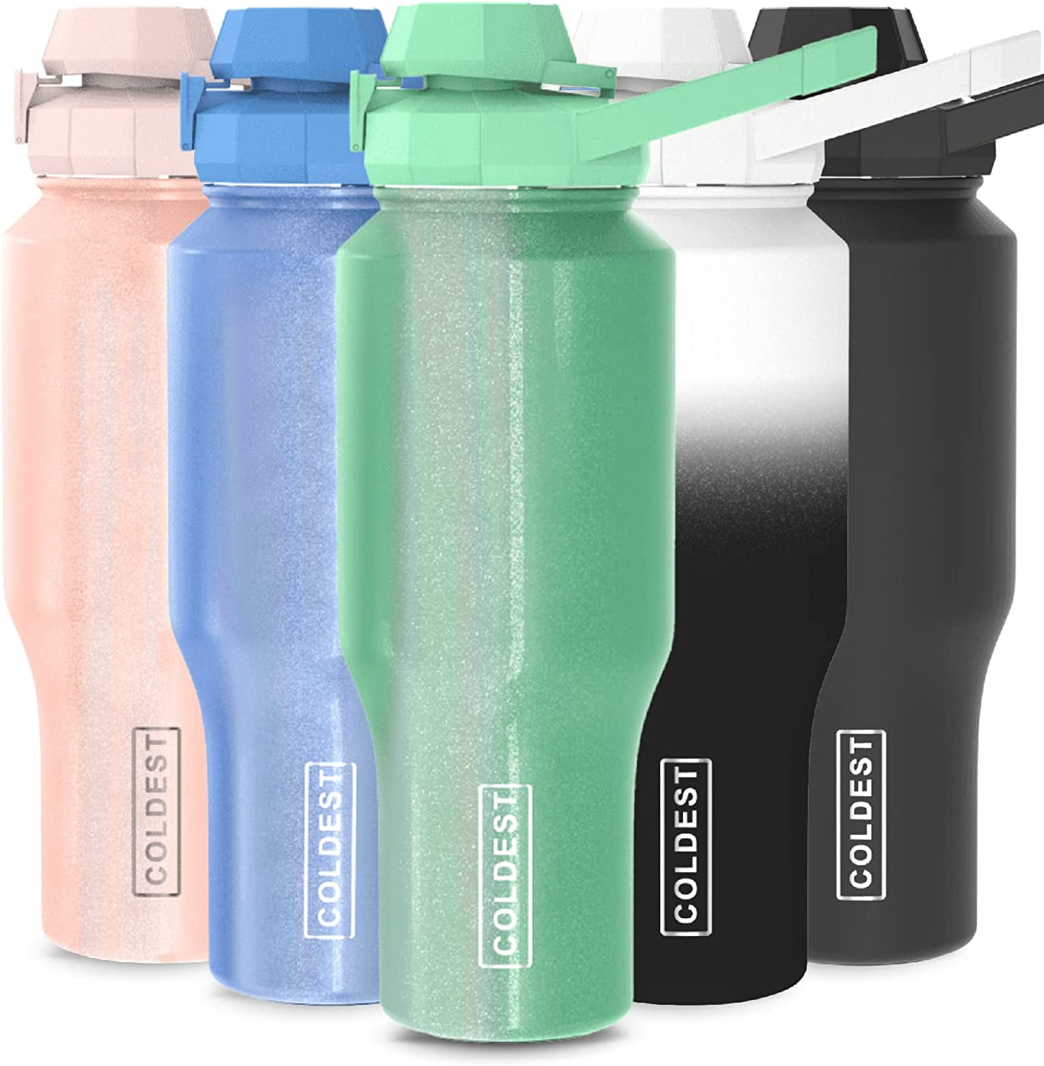 Plastic Shaker Bottle With Small Stainless Blender Ball For