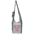 thumbnail image 1 of The Collection Royal Cotton Sling Crossbody Shoulder Graphic Hobo Bag, 1 of 5