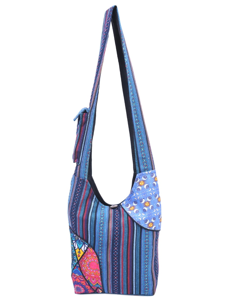 Monk Style Hippie Sling Cross Body Yoga Bag