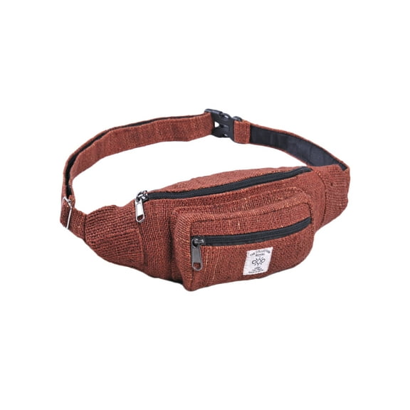 The Collection Royal Himalayan Hemp Fanny Pack, Eco-friendly, Fanny Packs Boho, Hippie Fanny Pack, Waist Belt, Travel Utility Belt