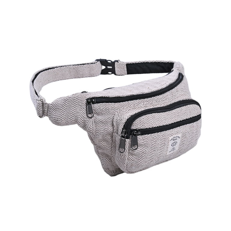 The Collection Royal Himalayan Hemp and Cotton Fanny Pack Eco friendly Fanny Packs Boho Hippie Fanny Pack Waist Belt Travel Utility Belt Walmart