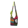 thumbnail image 1 of The Collection Royal Peace Stamped with Two Buttoned Pocket Cotton Hobo Bag, 1 of 4