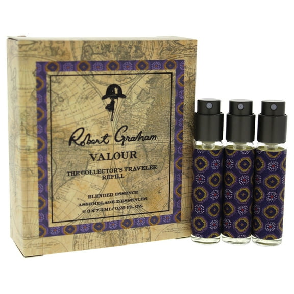 The Collectors Traveler - Valour by Robert Graham for Unisex - 3 Pc Mini Gift Set 3 x 0.25oz EDP Spr