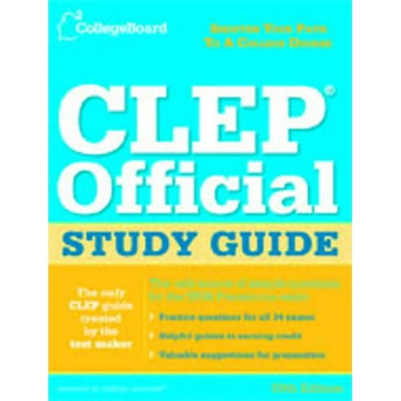 Pre-Owned The College Board CLEP Official Study Guide, 19th Edition
