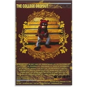 The College Dropout Kanye West album Music Cover Posters Canvas Wall Art Canvas Poster Bedroom Decoration Landscape Office Valentine's Birthday Gift Unframe-style12x18inch(30x4