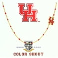 thumbnail image 1 of The College Logo Necklace: Side Set Logo on Enamel Bead Necklace, 1 of 11