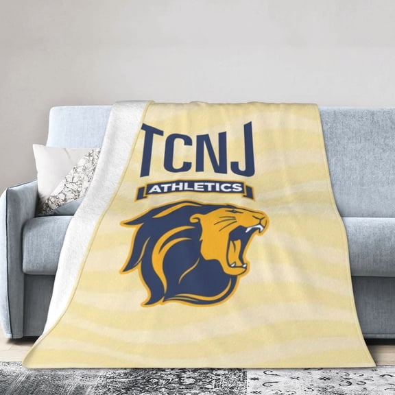 The College Of New Jersey Ultra-Soft Micro Fleece Blanket Multi-Size Flannel Blanket